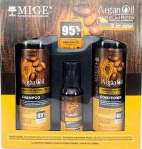 شامپو و ماسک و روغن آرگان میگ Mige Argan oil pack